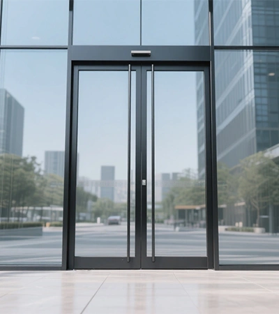 Center-Hung Pivot Door
