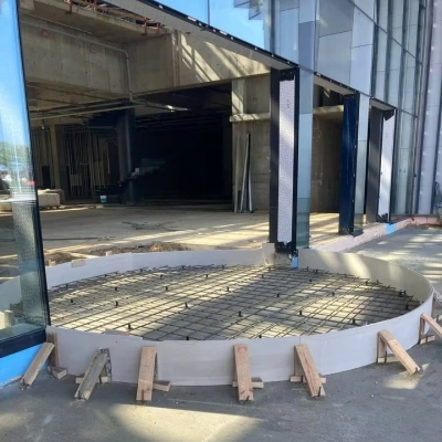 Custom Automatic Revolving Door System for National Exhibition Center BelExpo